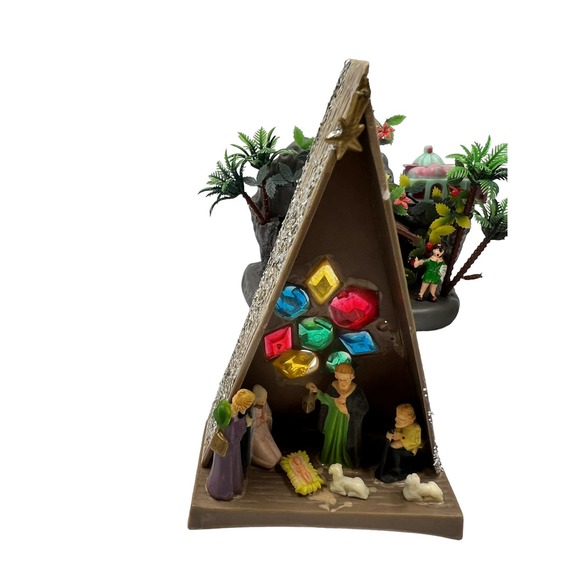 Set of 4 small vintage Christmas Holidays decorations - Picture 3 of 13